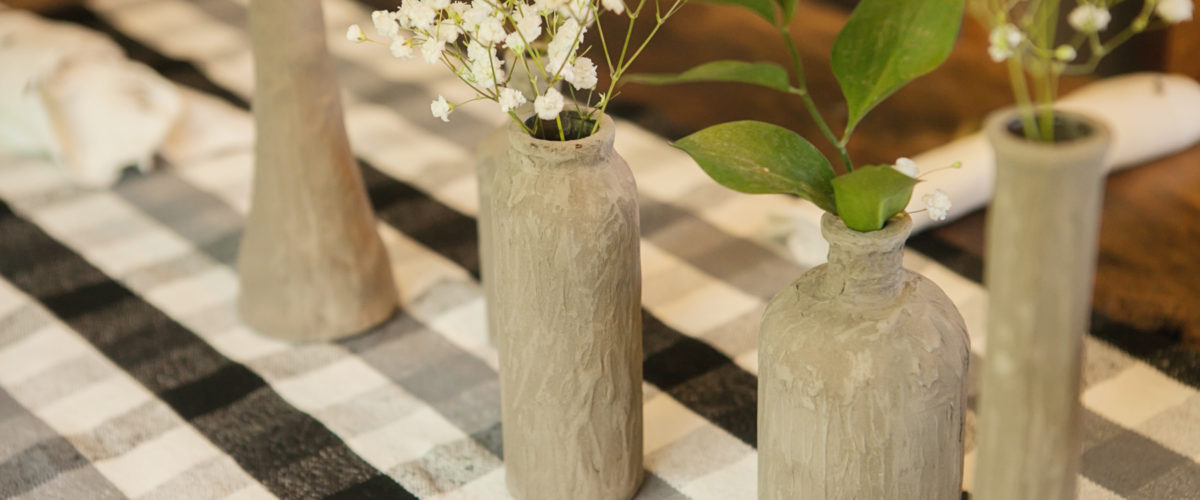 DIY Cement Vase