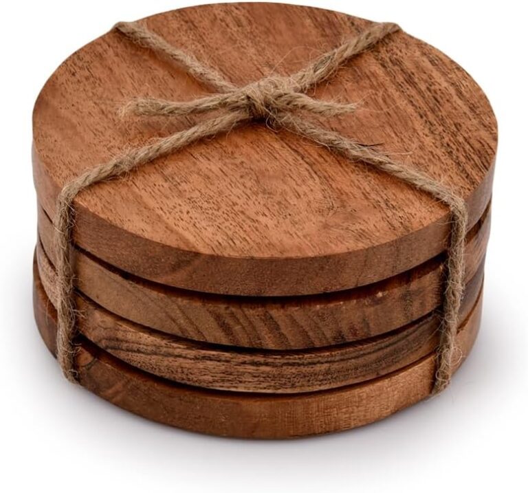 Wood Round Coasters