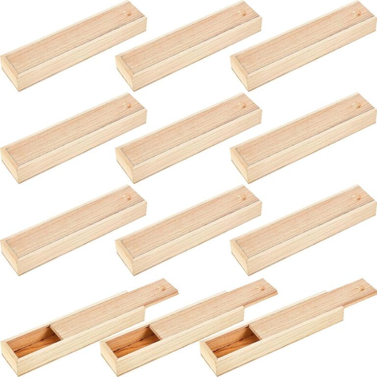 Wood Box with Sliding Lid